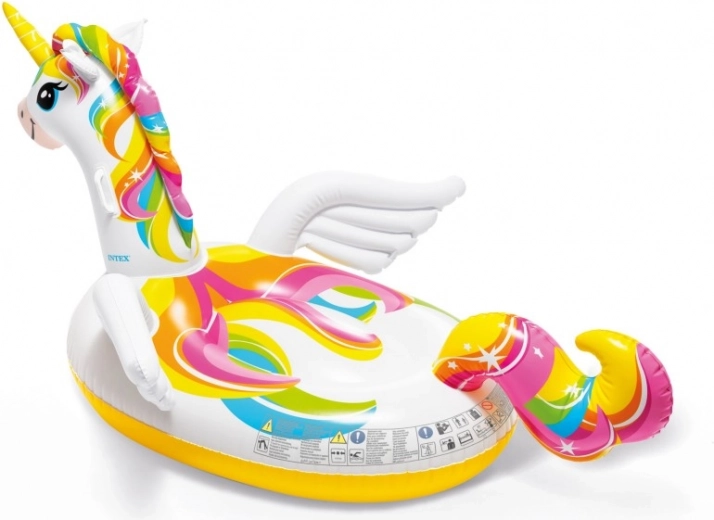 Unikalus vaivorykštinio vienaragio motyvas