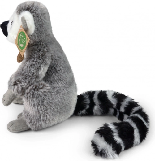 Realistinis dryžuota uodega ir išvaizda