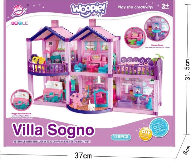 120 dalių priedų begaliniam linksmam žaidimui