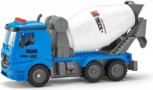 Besisukantis būgnas kaip tikrame betonmaišyje