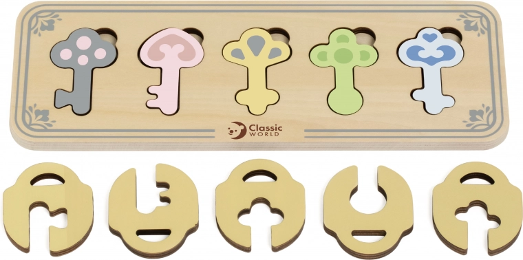 5 raktų, 5 spynos – logiškas formų derinimas