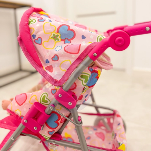 Praktiškas stogelis ir krepšelis