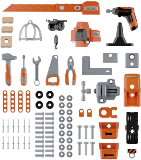 80 vnt. priedų ir 7 įrankiai