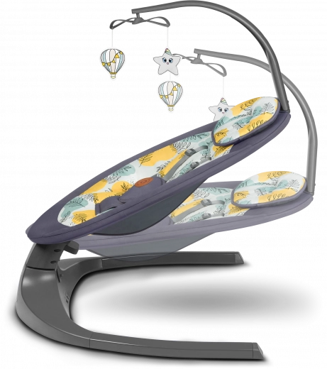 2-in-1 swing and bouncer with rocking lock