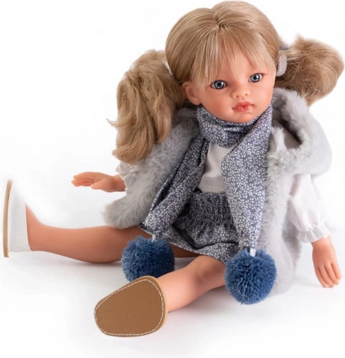Stylish winter outfit for imaginative play