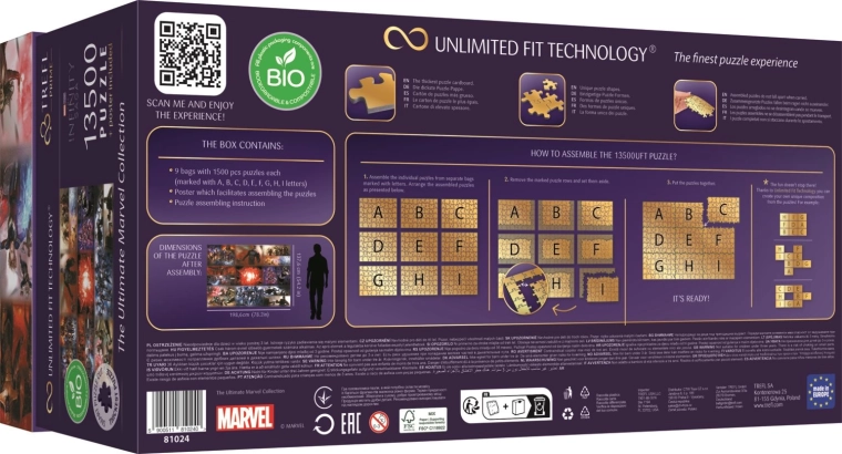 Unlimited Fit Technology užtikrintam sujungimui