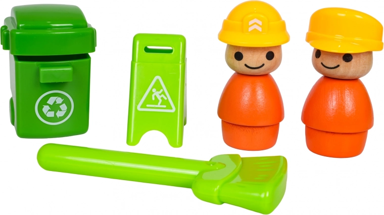 Gausus priedų rinkinys ir figūrėlės