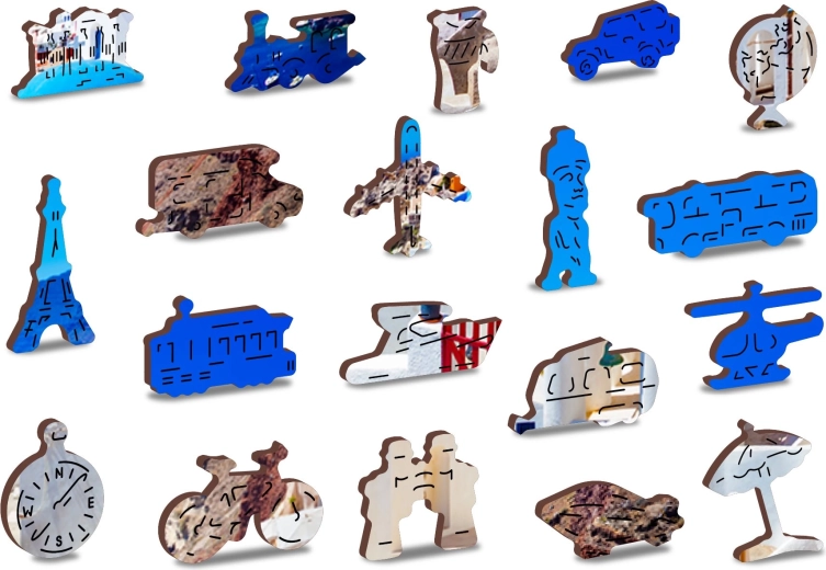 Uniquely Shaped Pieces