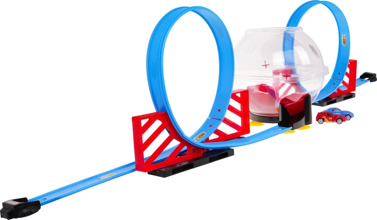 Loops and 360° action in a transparent sphere