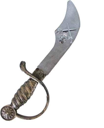 Realistiškas piratų kardas saugiam žaidimui