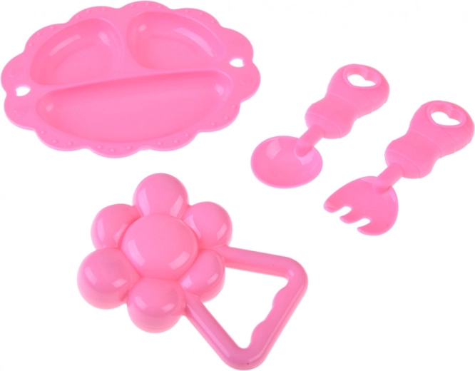 Maitinimo rinkinys ir barškučiai