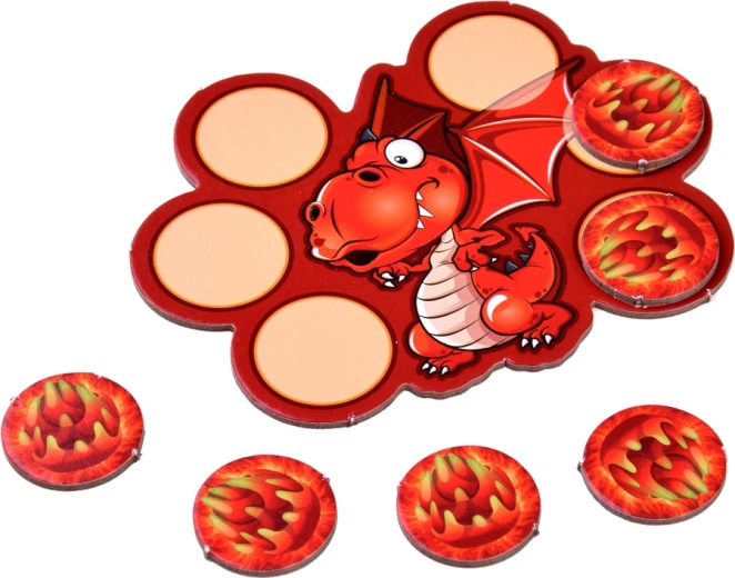 Linksmas drakono dizainas