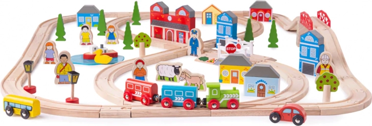Compatible with other wooden tracks