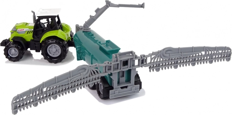 Fold-out sprayer for realistic play