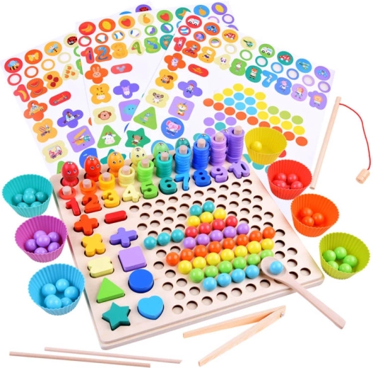 Skaičiavimas, rūšiavimas ir spalvų mokymasis