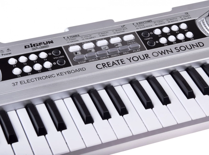 37 klavišai ir turtingi garsai lengvam startui