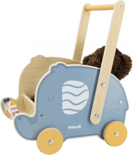 2in1: stumdukas ir vežimėlis su laikymo vieta