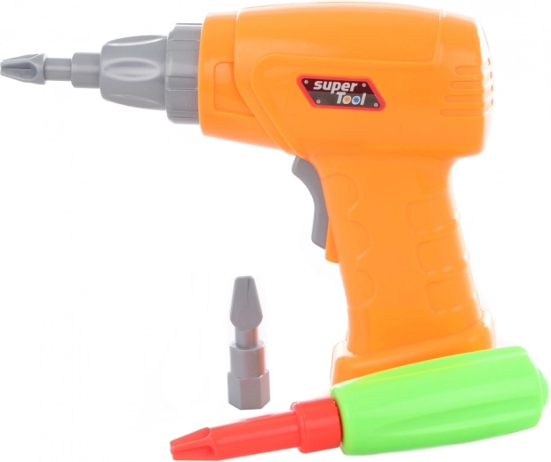 Vaikiškas gręžtuvas tikroviškam žaidimui