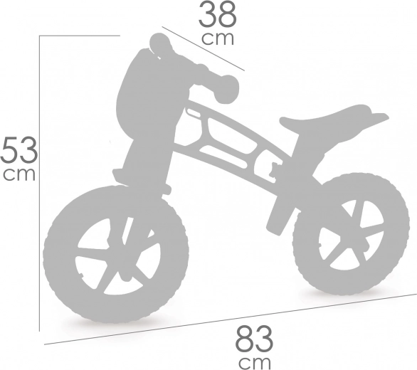 Grows with your child: saddle 34–42 cm