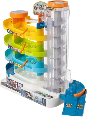 Penkki aukštai pramogų su spiraline trasa