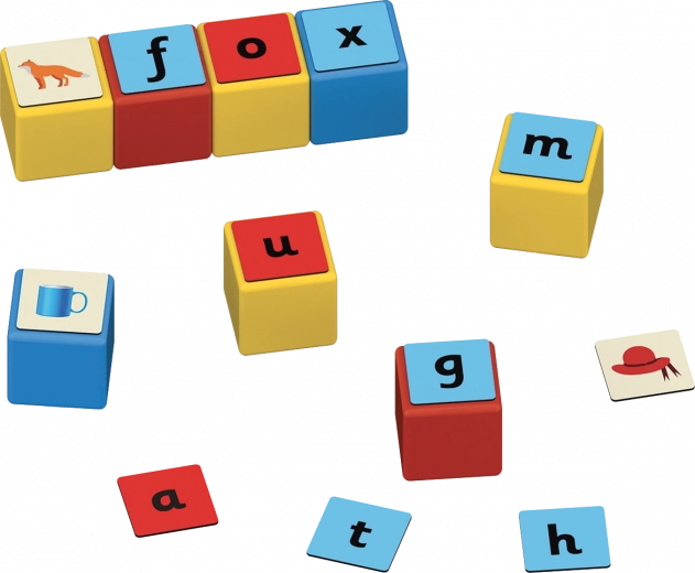 Letters and pictures for quick word building