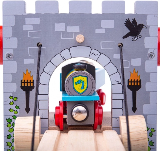 Viduramžių bokštas ir tunelis sklandžiam pravažiavimui