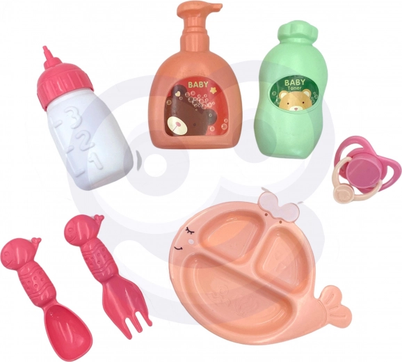 Maitinimo ir priežiūros priedai rinkinyje