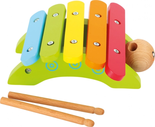 Five tuned notes for first melodies