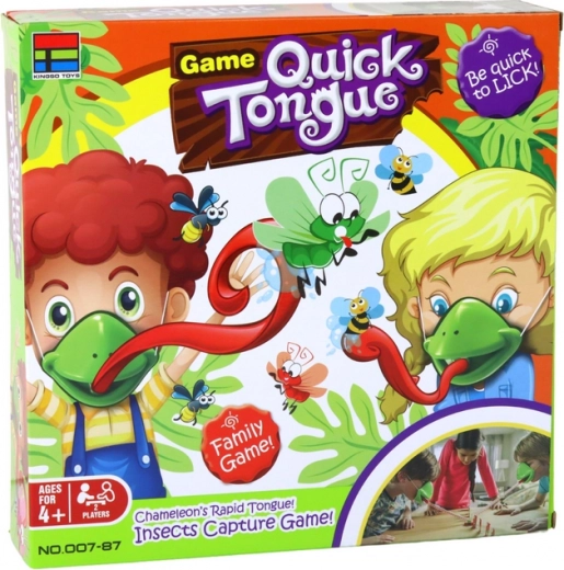 Chameleono kaukės su „greitu liežuviu“