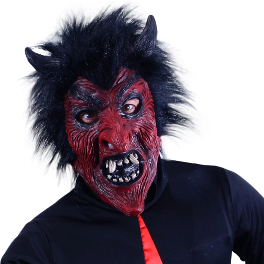 Terrifying devilish look