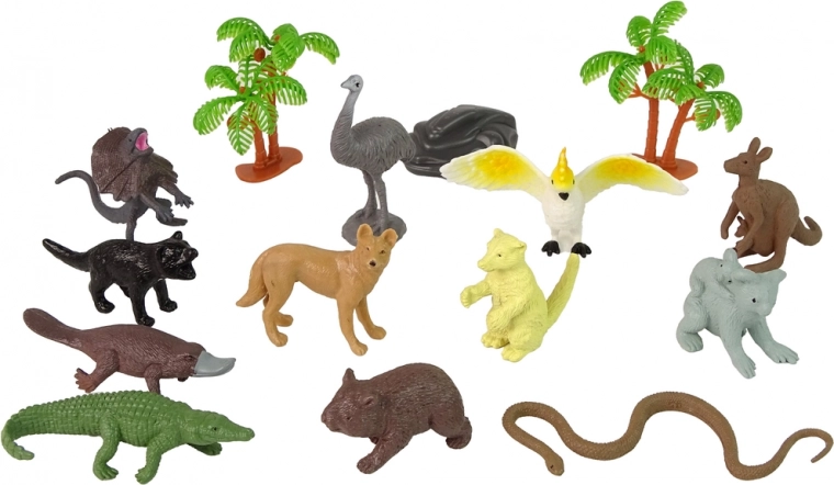 12 realistiškų gyvūnų figūrėlių