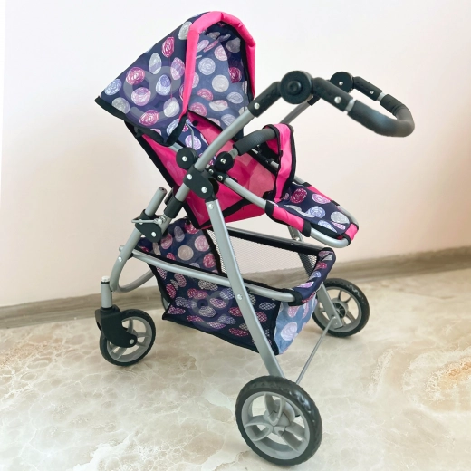 Erdvus krepšelis ir sulankstomas stogelis