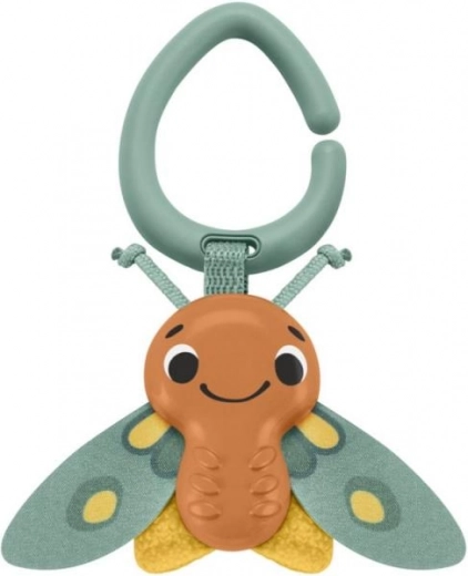 Butterfly with clip and crinkle panel for travel