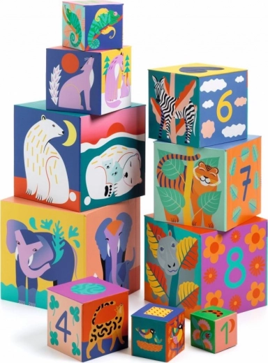 Dėliojimas aukštyn ir sudėjimas vienas į kitą