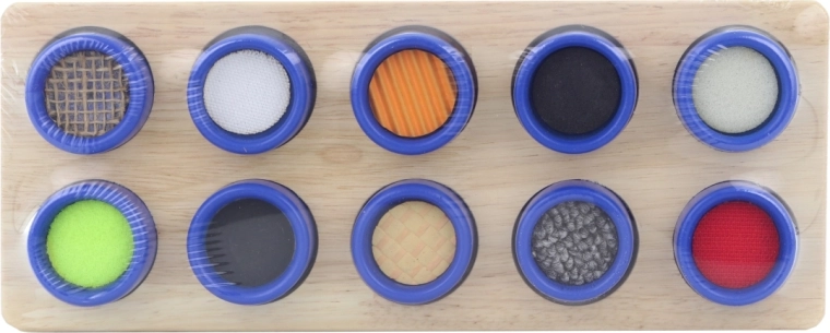 10 tekstūrų gausiai stimuliacijai