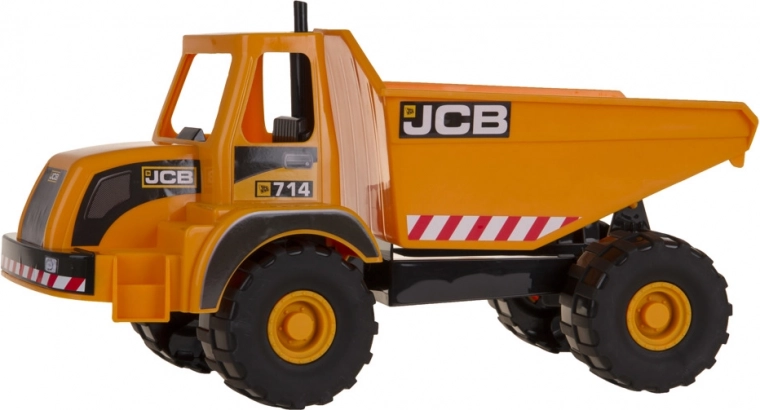 Realistiška JCB statybinės technikos išvaizda