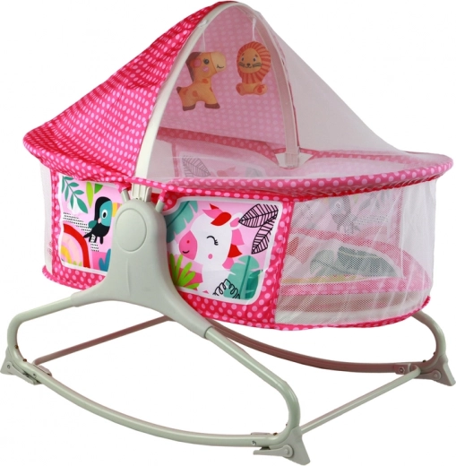 Rožinė ir žaisminga lovytė