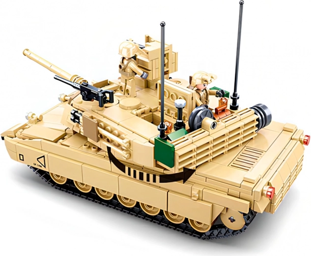 Realistiškas M1A2 Abrams atlikimas