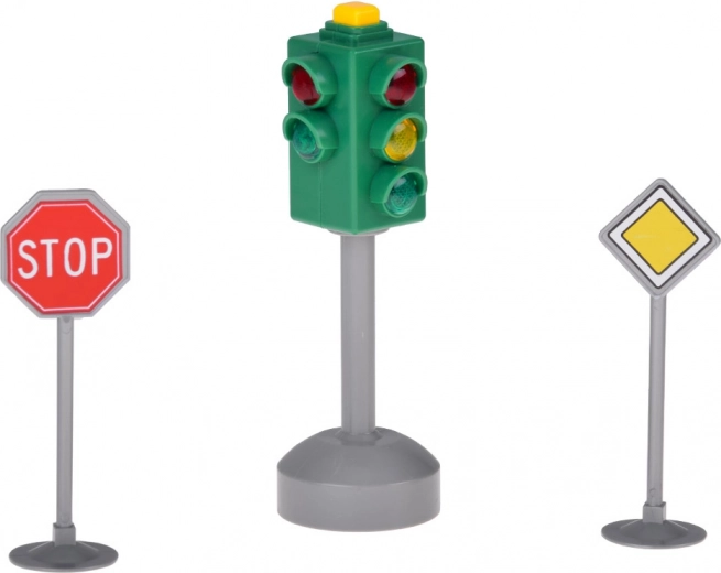 Šviesos ir garso šviesoforas realistiniam žaidimui