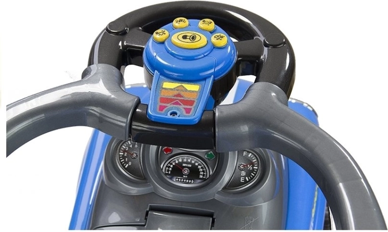 Interactive steering wheel with sounds