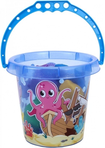 Praktiškas plastikinis kibirėlis