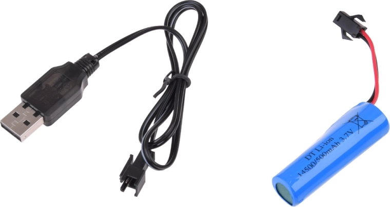 Įkraunamas akumuliatorius ir USB įkrovimas