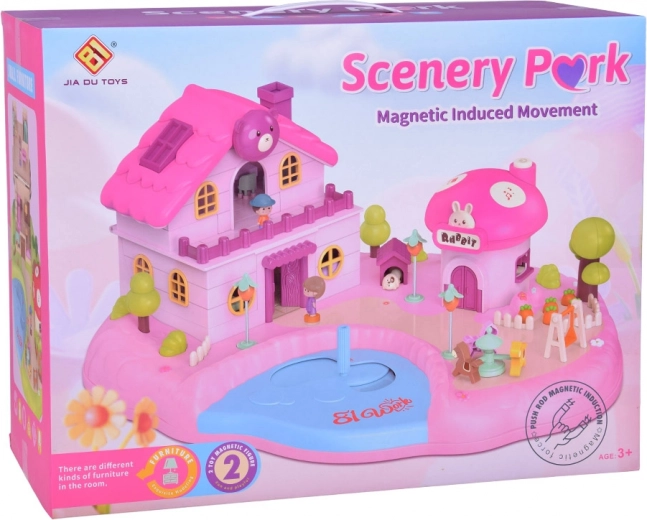 Magnetinis figūrėlių ir elementų judėjimas