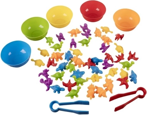 Spalvų rūšiavimas ir pirmasis skaičiavimas