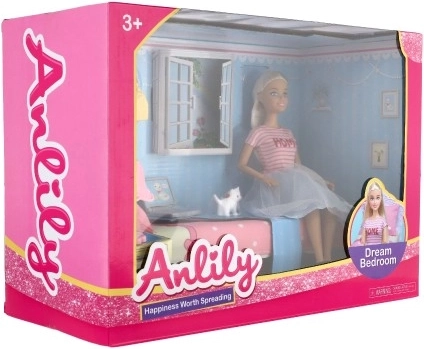 Pilnas lėlės kambario rinkinys