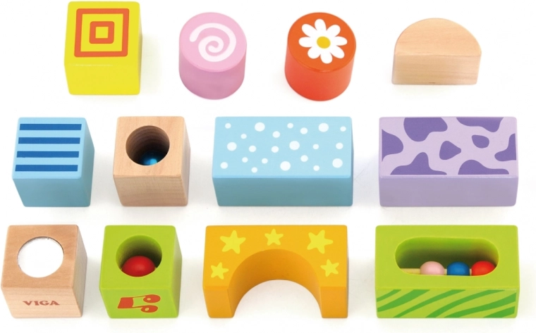 Varied shapes and colors