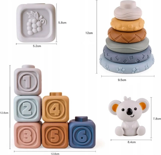 Mielas koalos motyvas ir pastelės