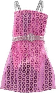 Elegantiška rožinė su blizgančiu dirželiu