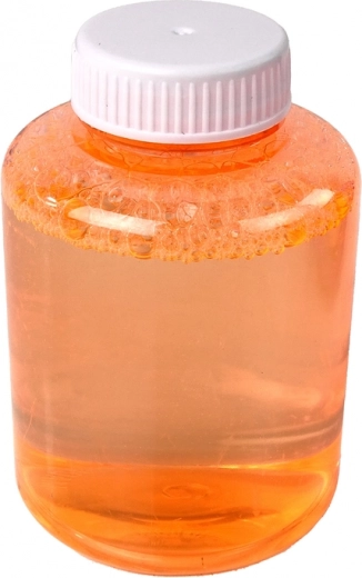 Praktiškas burbulų tirpalo buteliukas