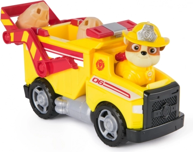 Rubble figure in firefighting gear